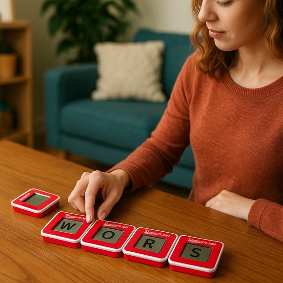 SCRABBLE FLASH ELECTRONICS GAME Retro fun with friends and family - Picture 1 of 6